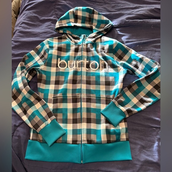 Burton beautiful blue and black ski jacket size large - Picture 6 of 7